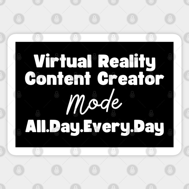 Virtual Reality Content Creator Sticker by HobbyAndArt